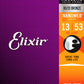 Elixir Strings 11182 Nanoweb 80/20 Bronze Acoustic Guitar Strings .013-.053 Light