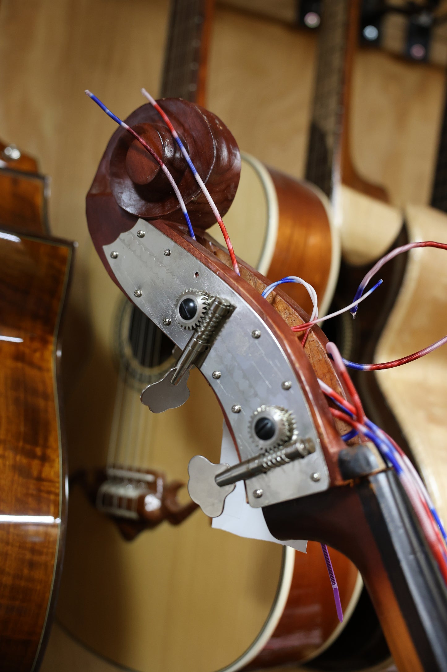 Handcrafted Tololoche Orange (Double Bass)