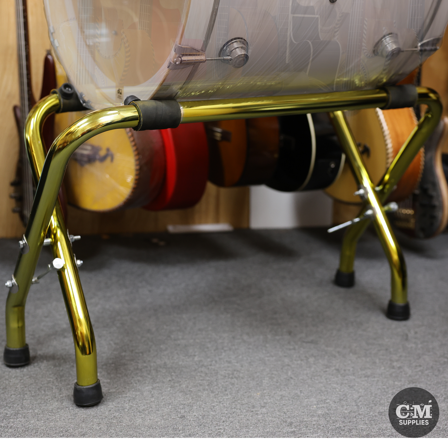 Tambora Stand Herch – Elegant Metallic Gold Finish