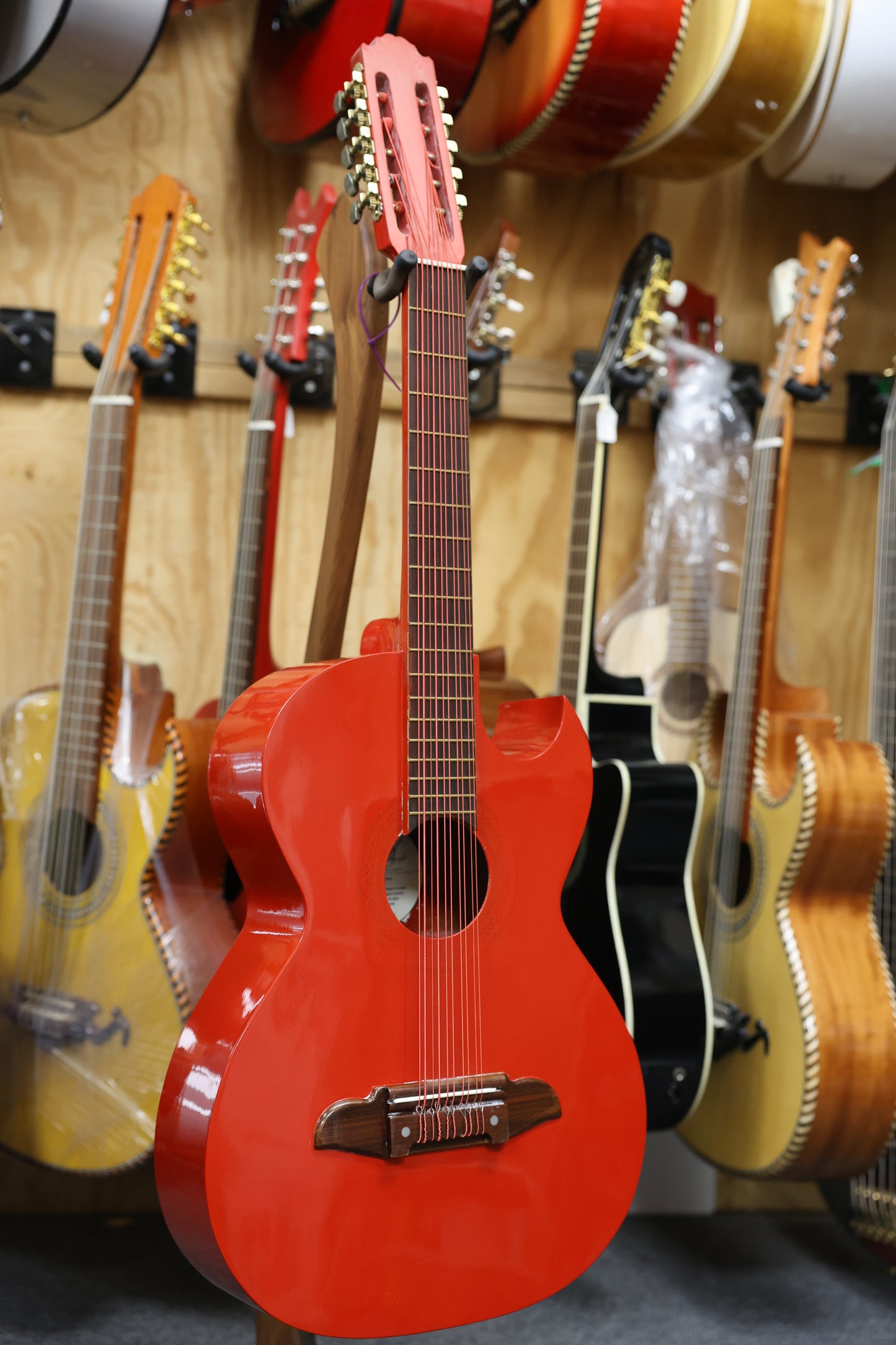 Bajo Quinto Red Glossy - Hand Crafted