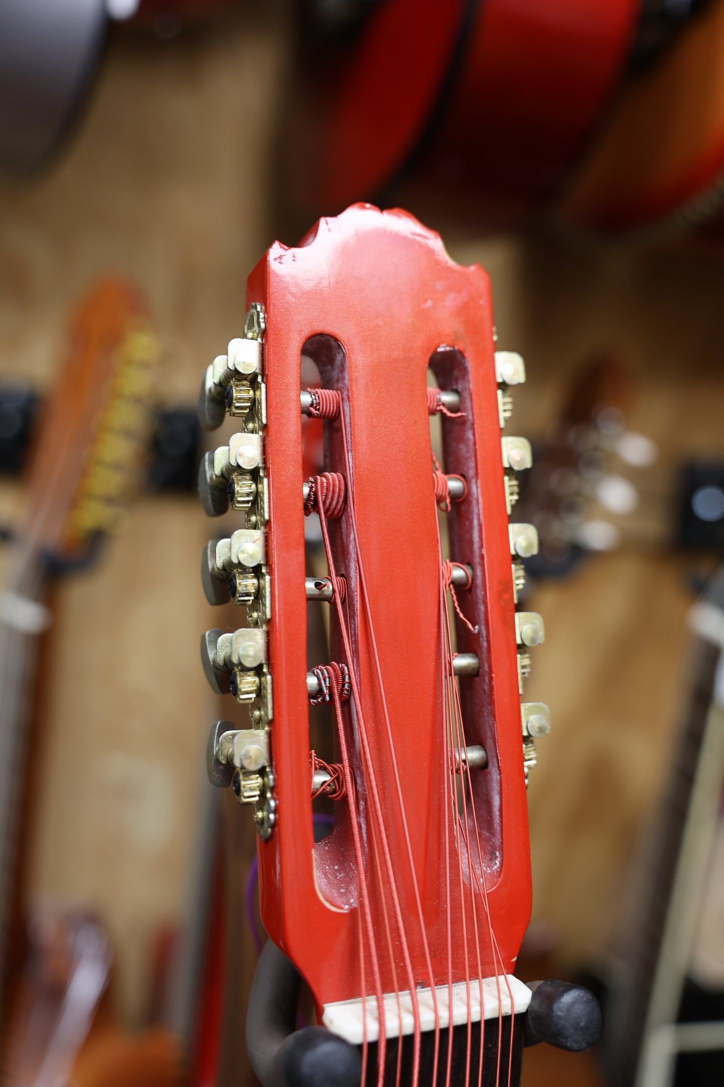 Bajo Quinto Red Glossy - Hand Crafted