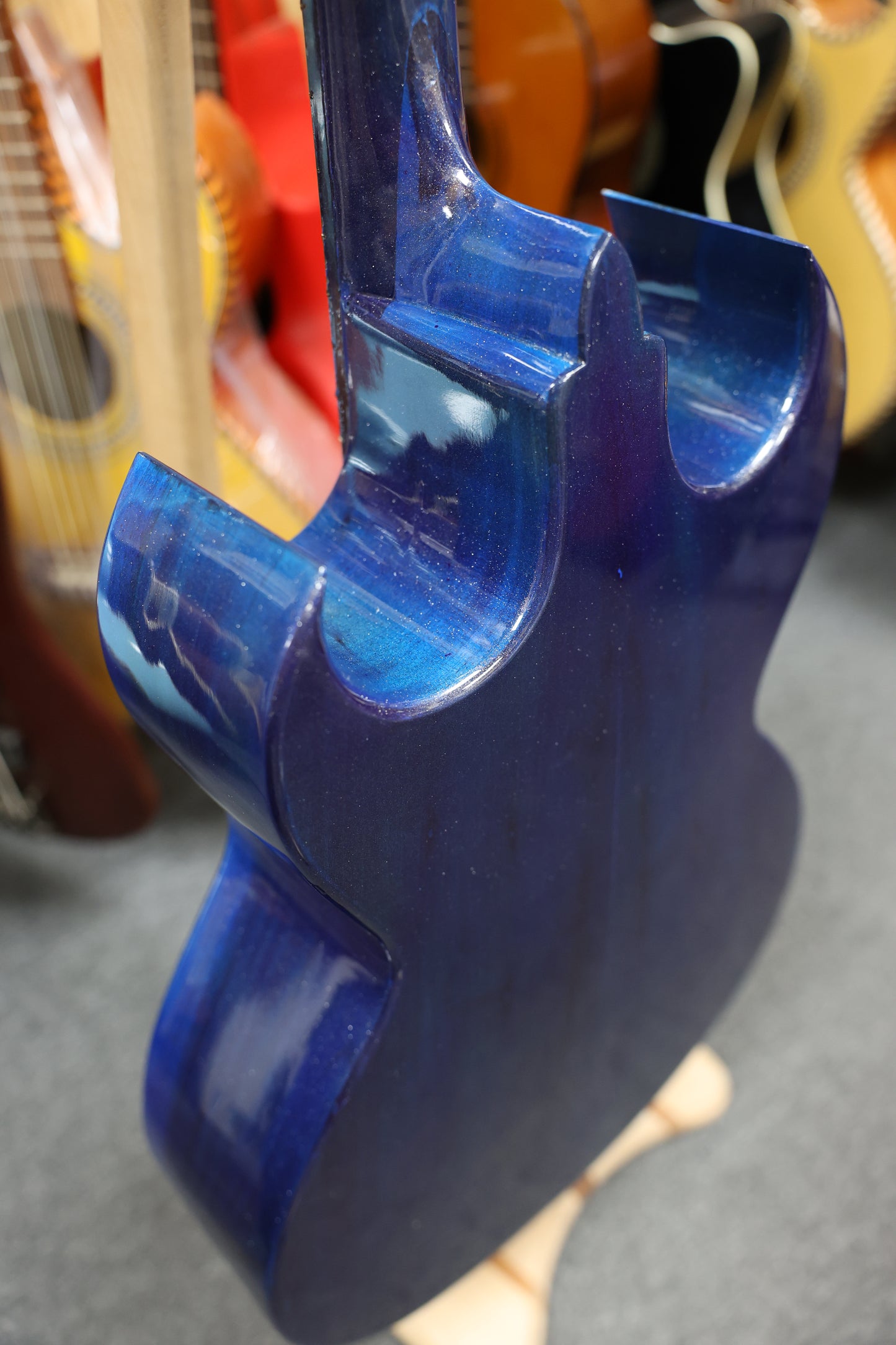 Bajo Quinto Hand Crafted | Paracho - Blue Sparkle