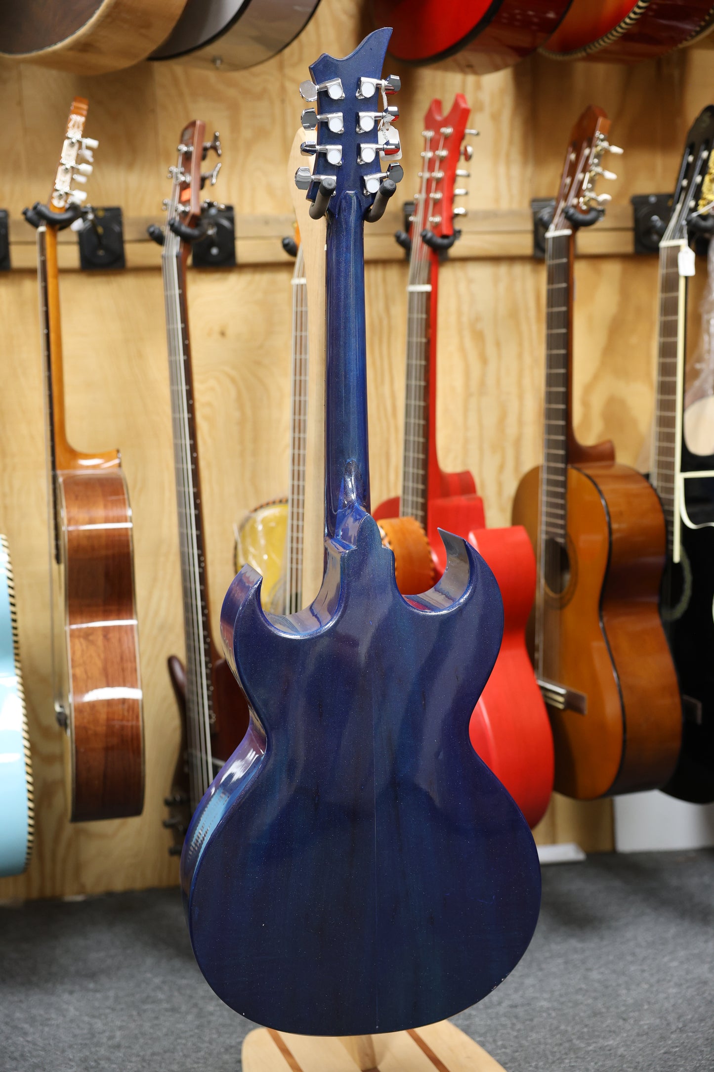 Bajo Quinto Hand Crafted | Paracho - Blue Sparkle