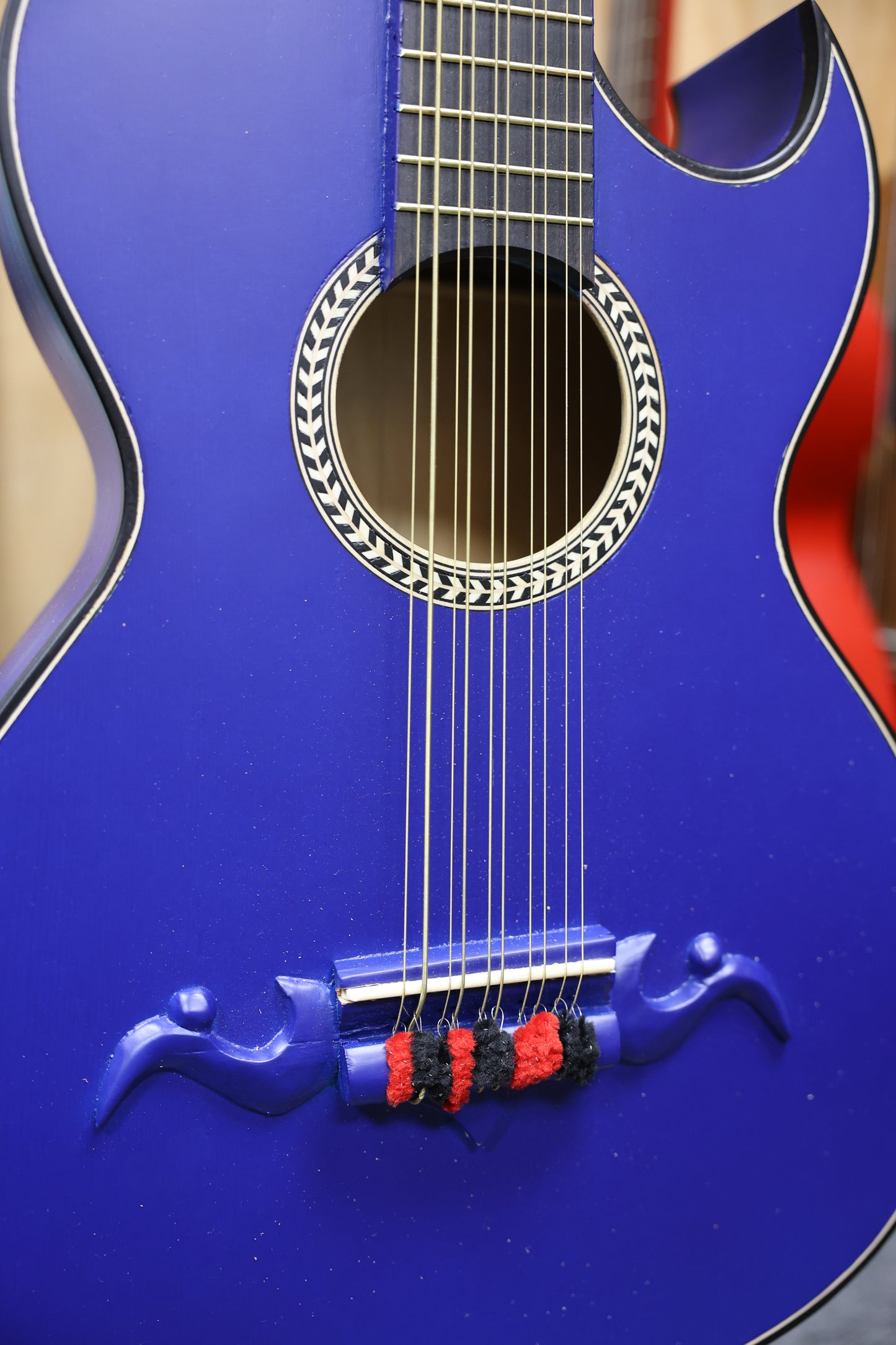Bajo Quinto Hand Crafted | Paracho - Flat Blue