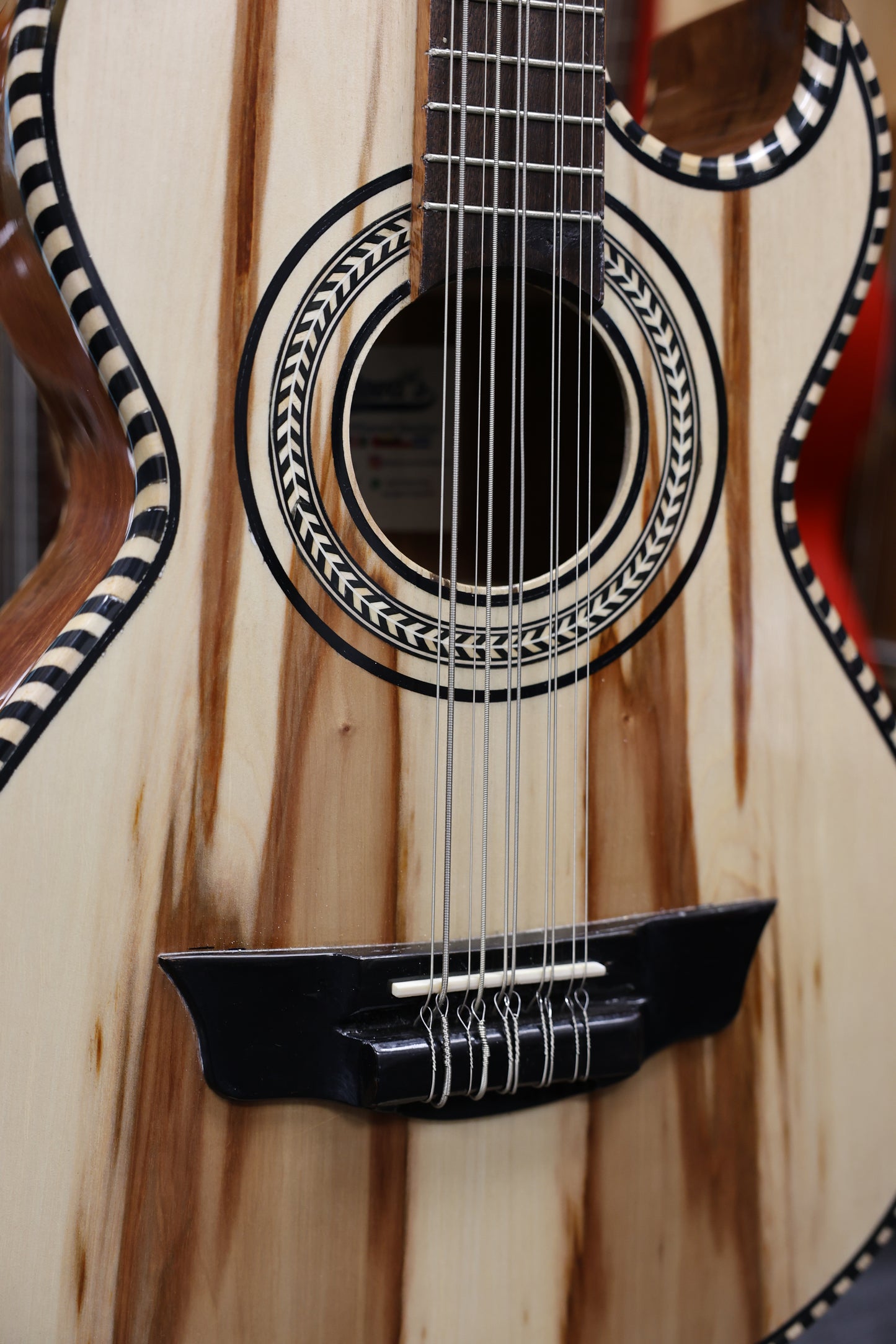 Bajo Quinto Hand Crafted | Paracho - Wood Natural