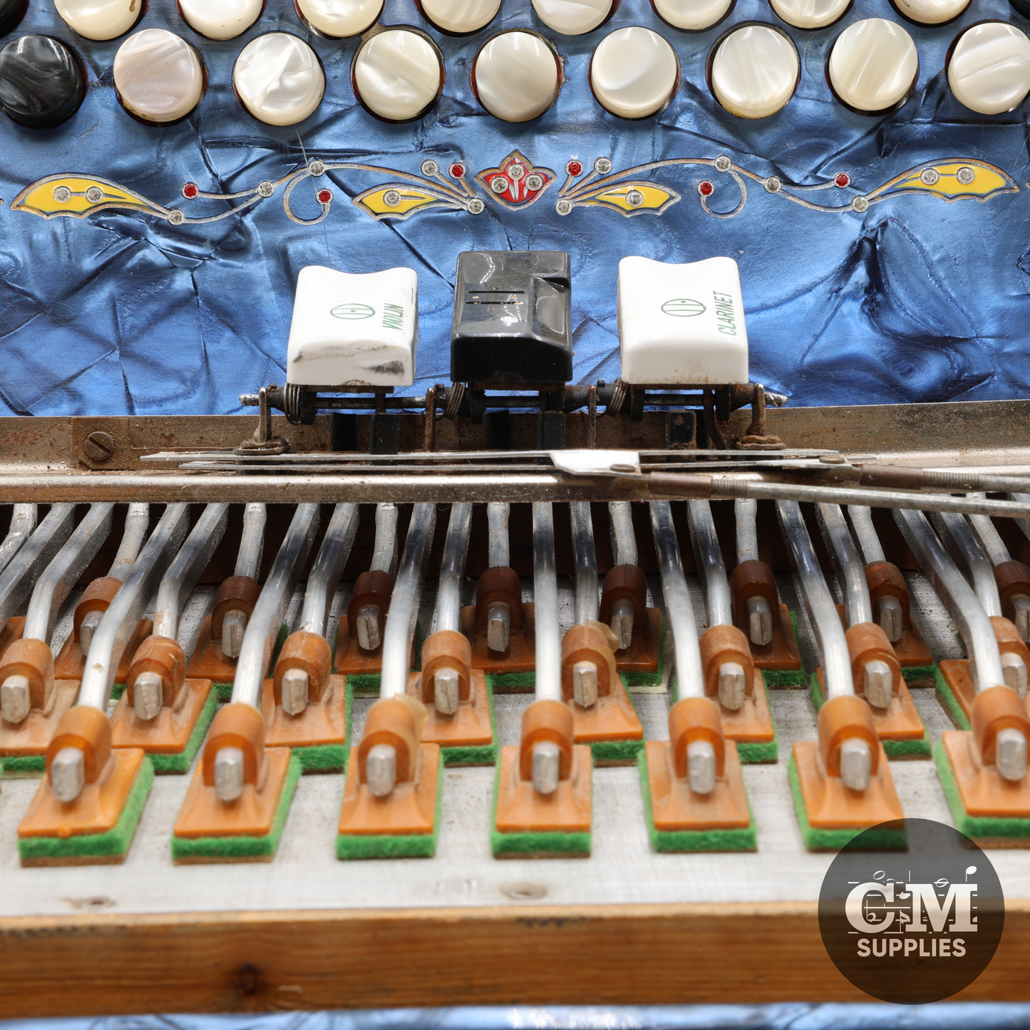 Gabbanelli 3 Switch Accordion (GCF) - Blue
