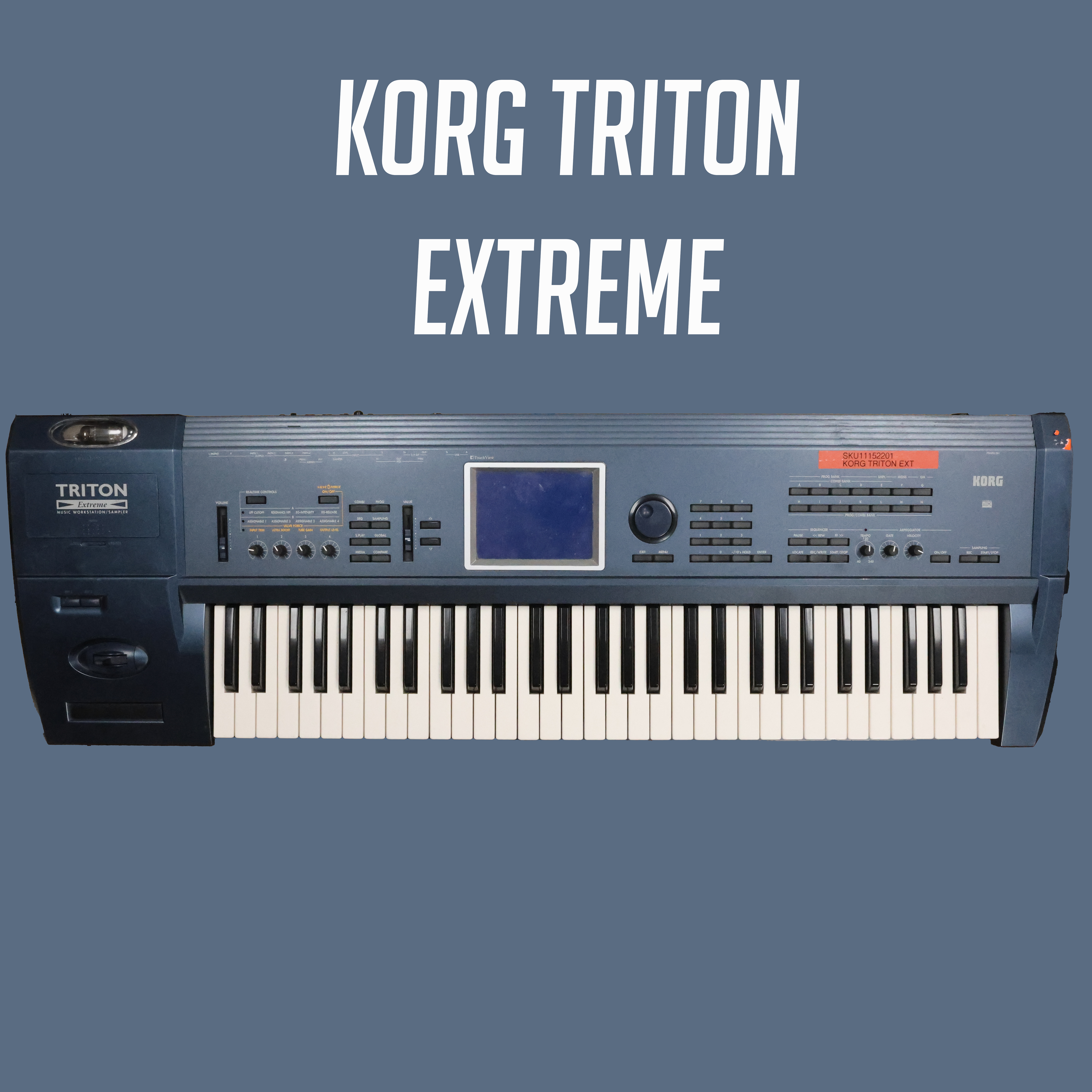 美品✨KORG Triton Extreme 61 説明書あり 別売りケース付 Korg Triton Extreme [USED]