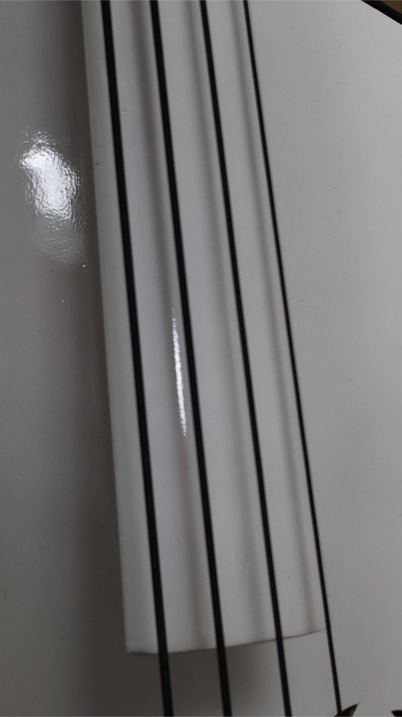 Handcrafted Tololoche White Gloss Aztec (Double Bass) Pickup Installed