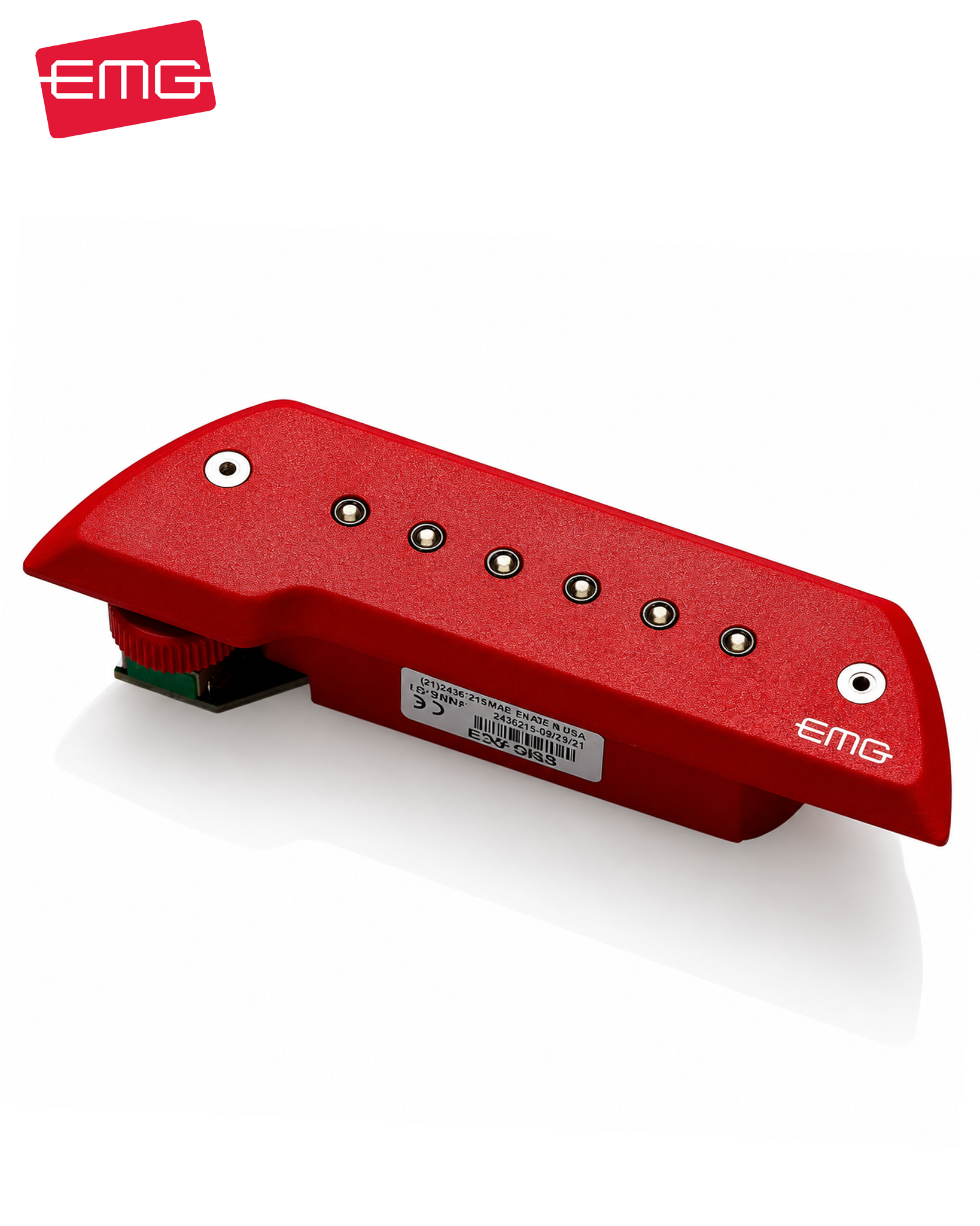 EMG ACS Red (Rojo) Soundhole Pickup/Pastilla - Bajo Quinto