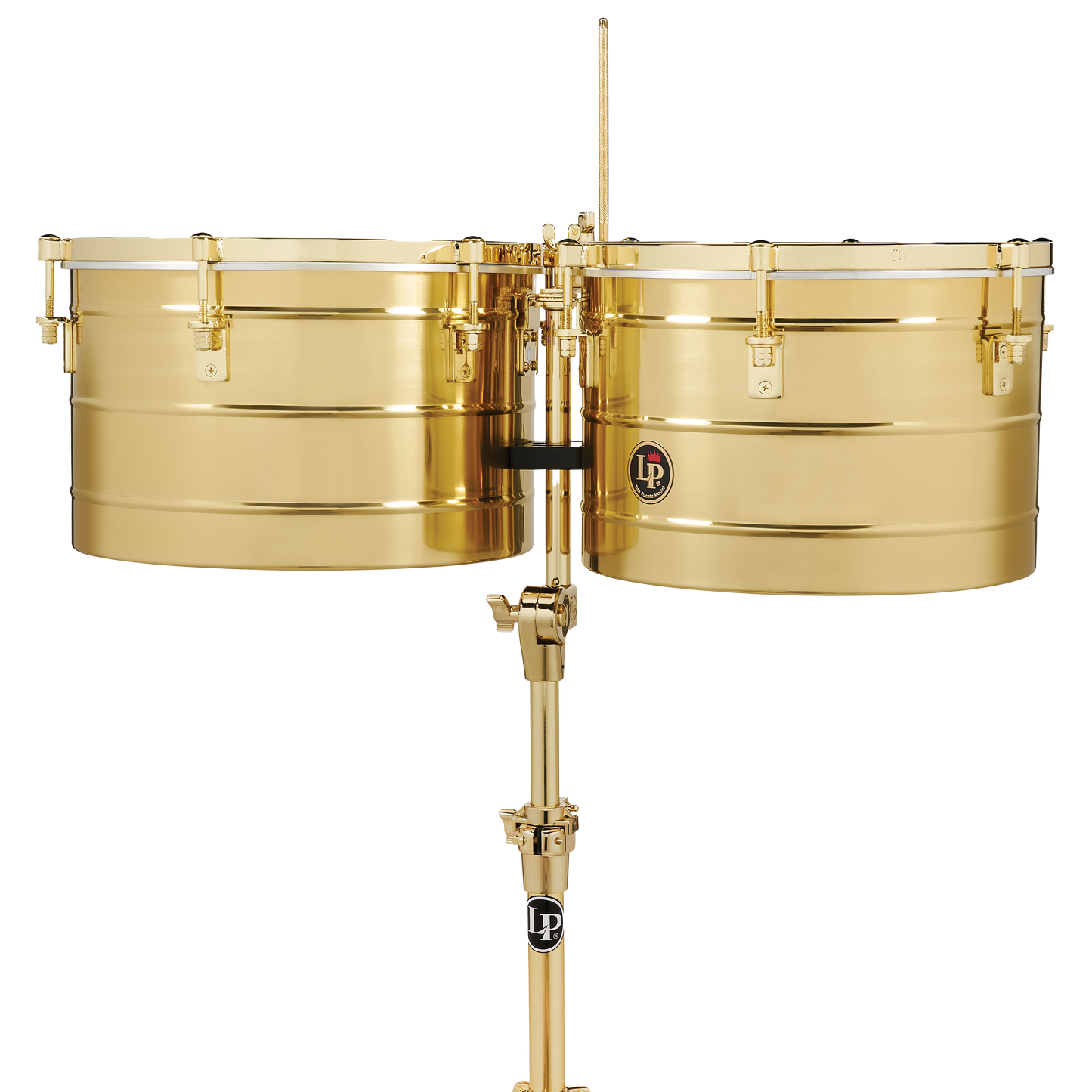 Latin Percussion LP258-BGD Prestige Timbales – Full Chromed Gold Finish