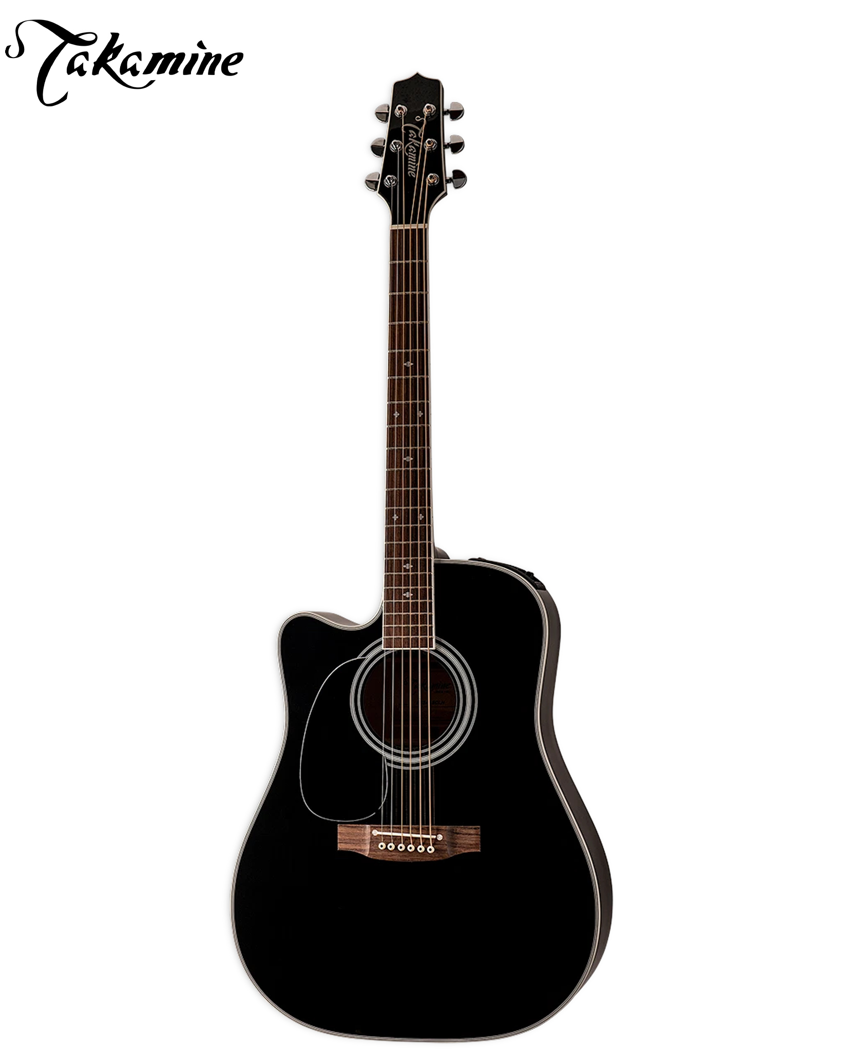 Takamine EF341SC-LH Left-Handed Dreadnought Acoustic-Electric Guitar -