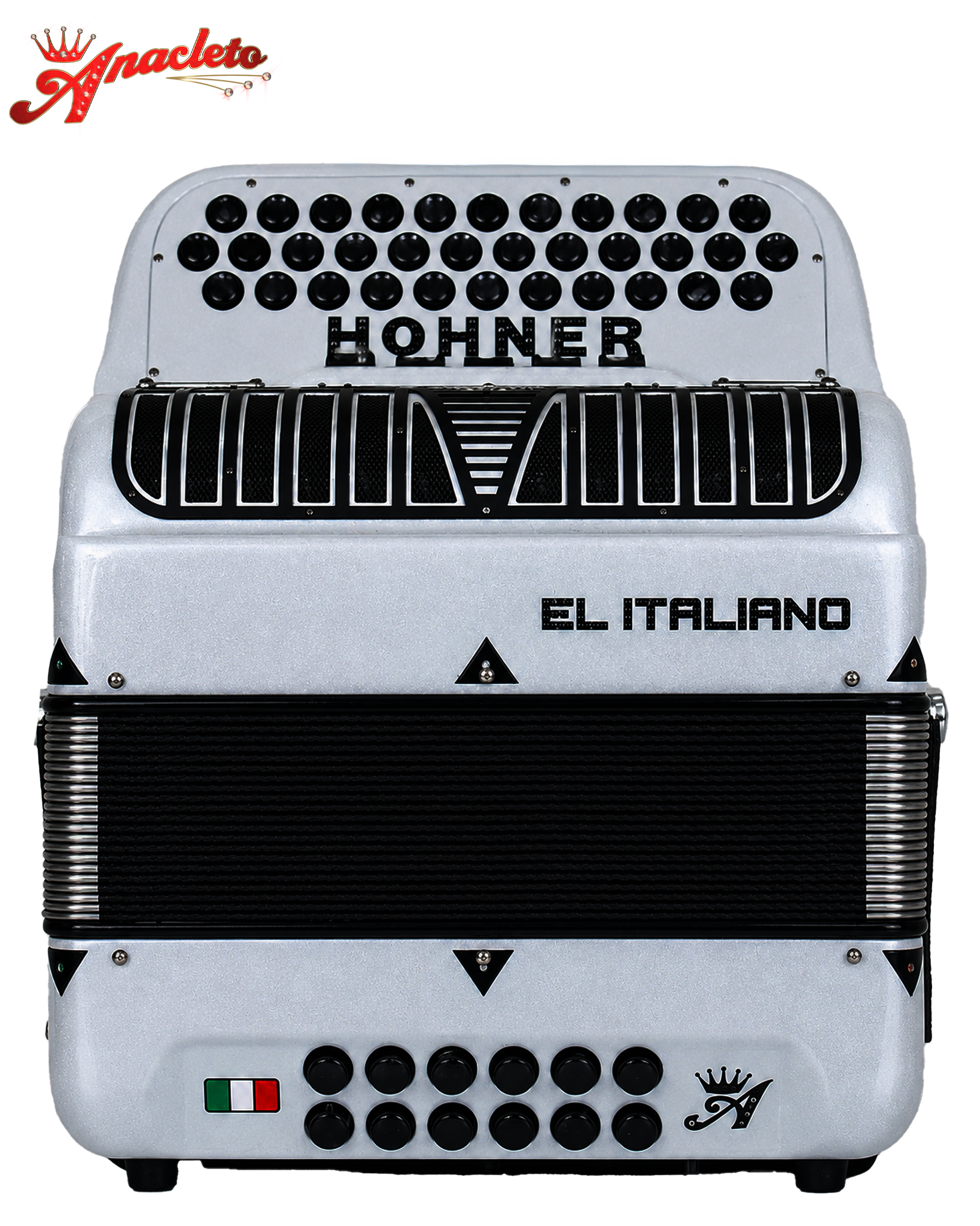 Hohner Anacleto El Italiano III 5 Switch Compact GCF (SOL) Accordion -