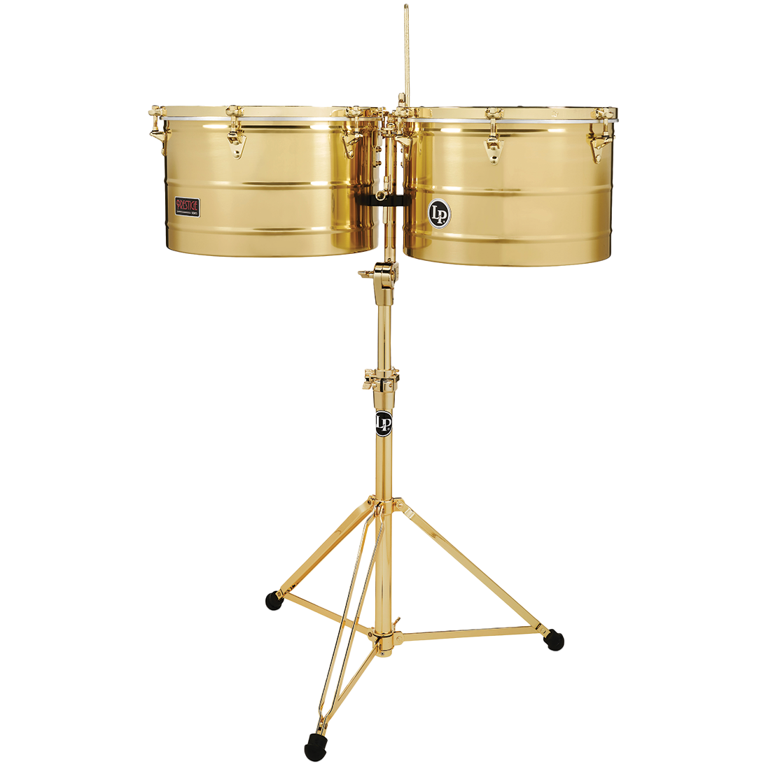 Latin Percussion LP1516-BGD Prestige 15” & 16” Timbales Set – Chrome Gold