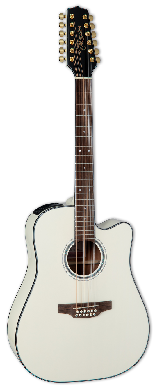 Takamine GD35CE-12 PW 12-string - Pearl White