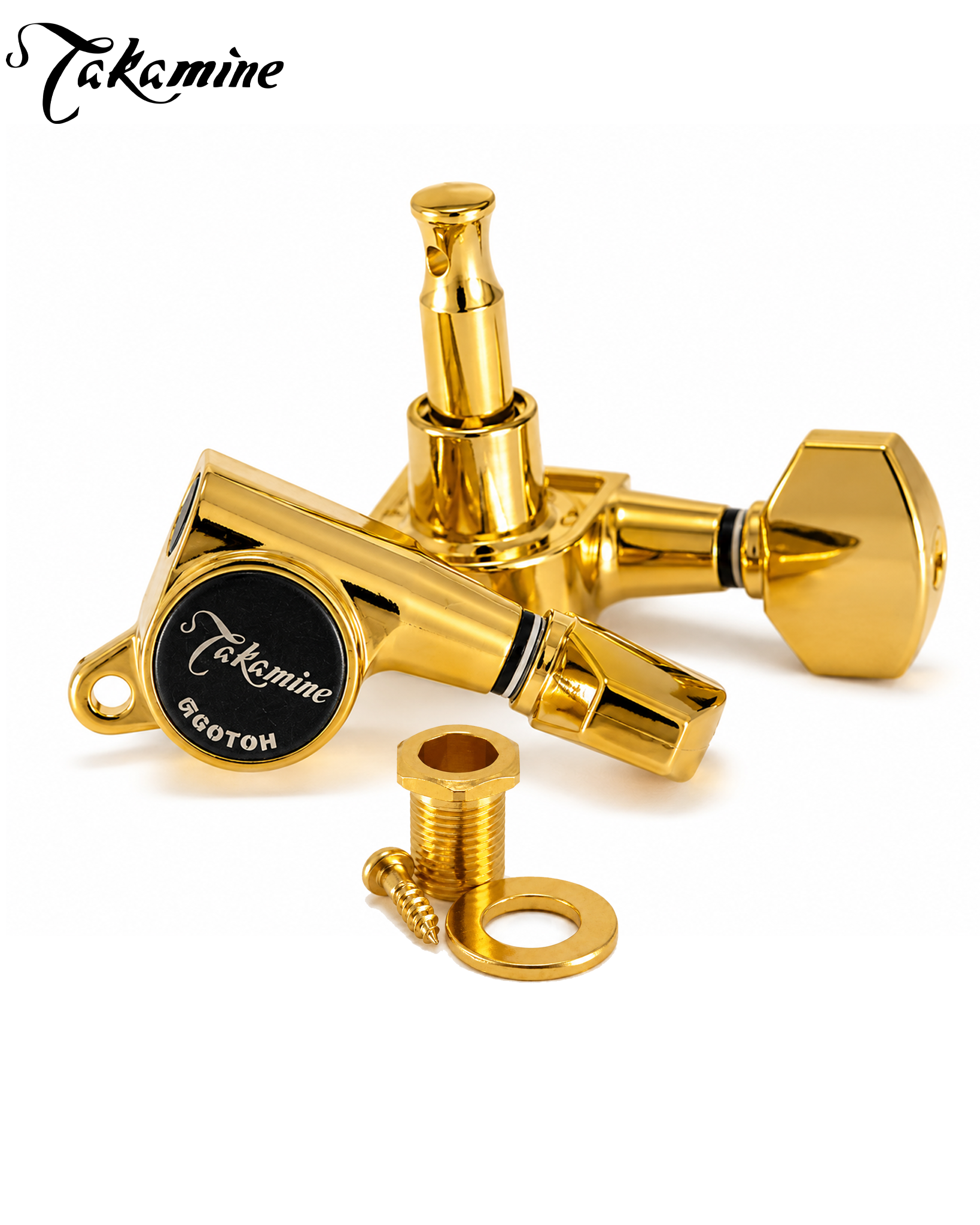 TUNE チューン TGX 12弦 エレキギター　レスポールタイプ Takamine Genuine Pro Series Tuners 12 String Set TP0512 - Gold