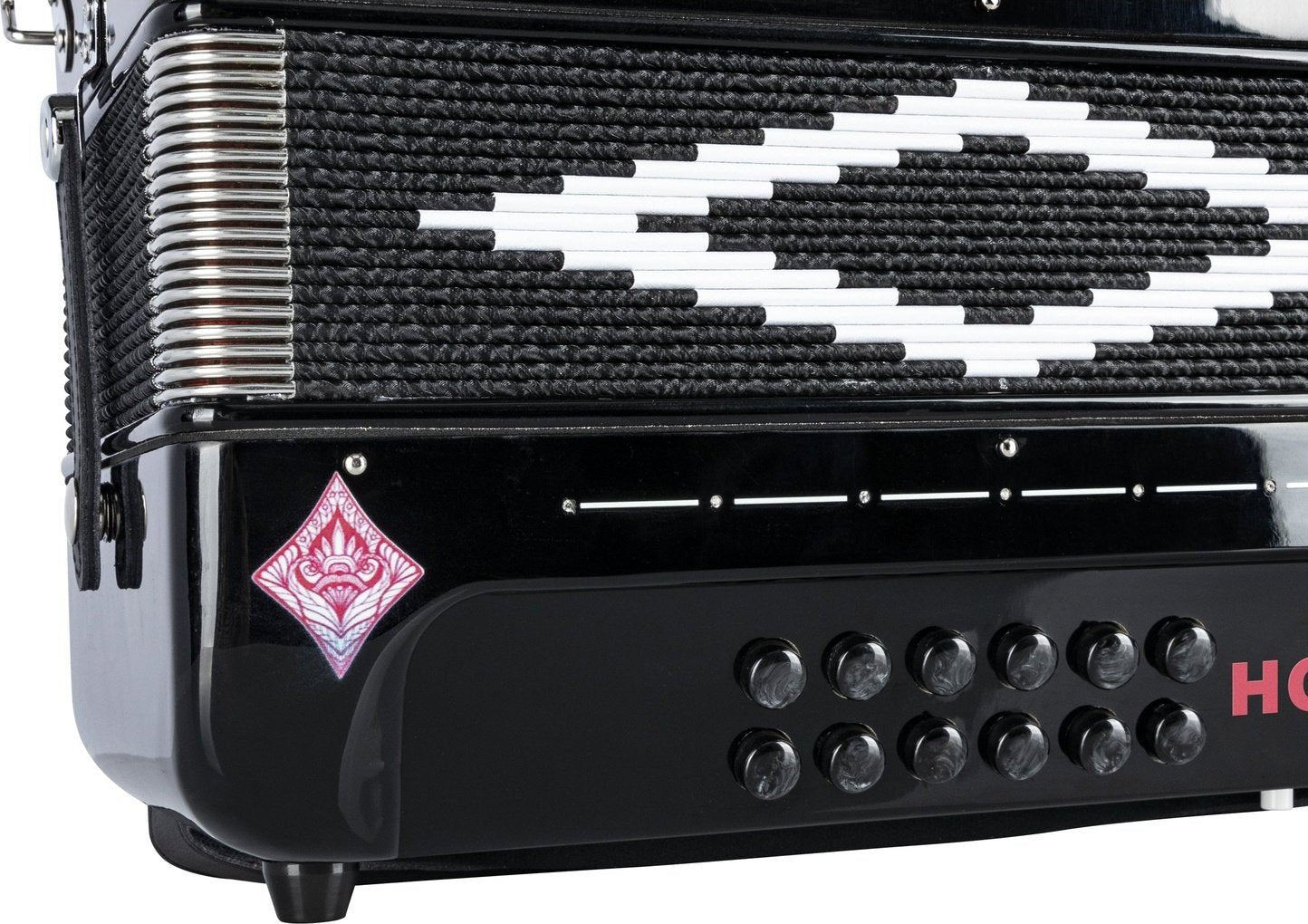 Hohner ACES II Diatonic Accordion - Keys of F/Bb/Eb