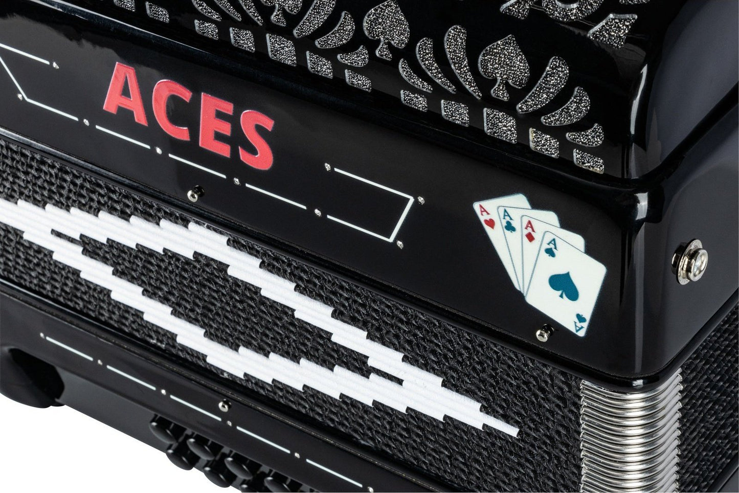 Hohner ACES II Diatonic Accordion - Keys of F/Bb/Eb