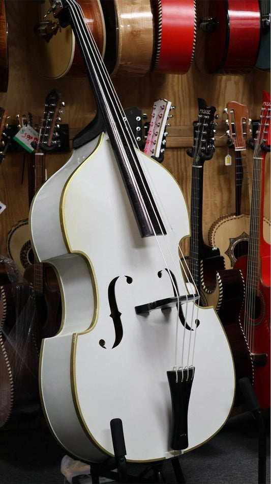 Handcrafted Tololoche White Gloss (Double Bass)