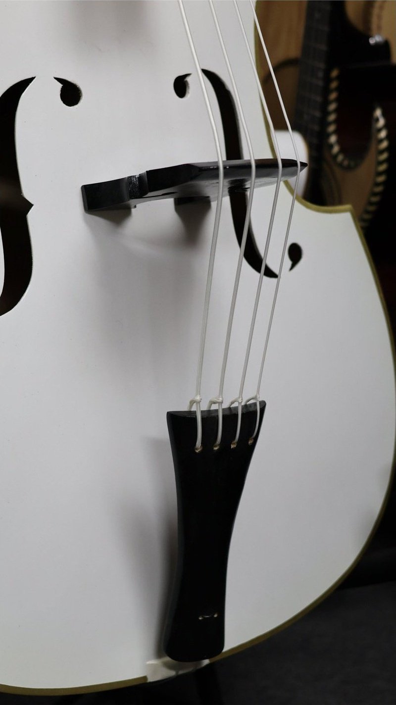 Handcrafted Tololoche White Gloss (Double Bass)
