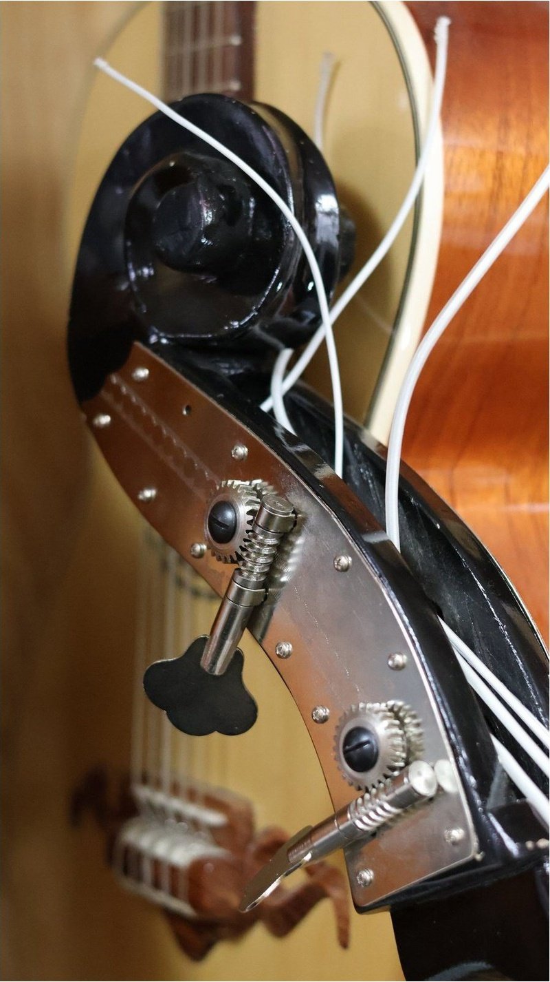 Handcrafted Tololoche White Gloss (Double Bass)