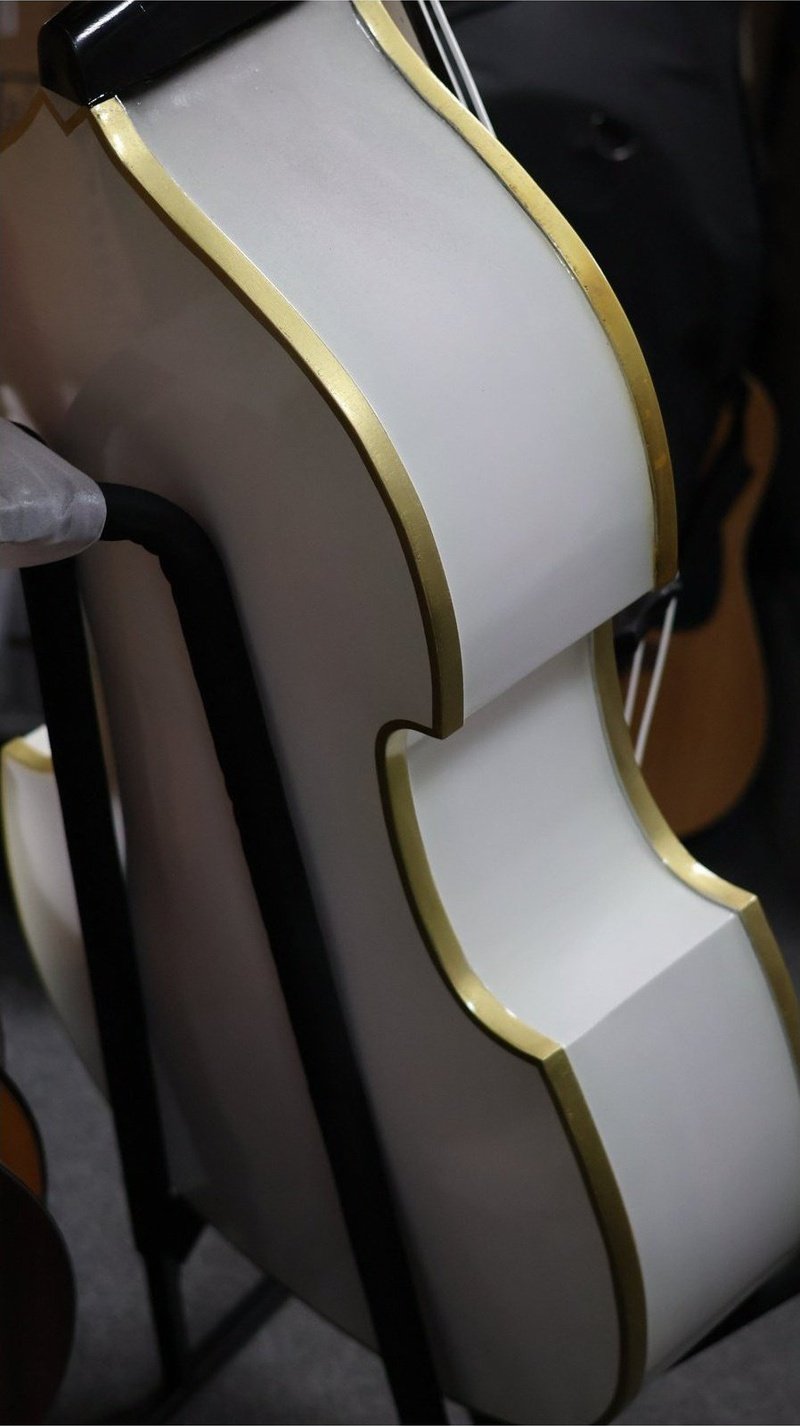 Handcrafted Tololoche White Gloss (Double Bass)
