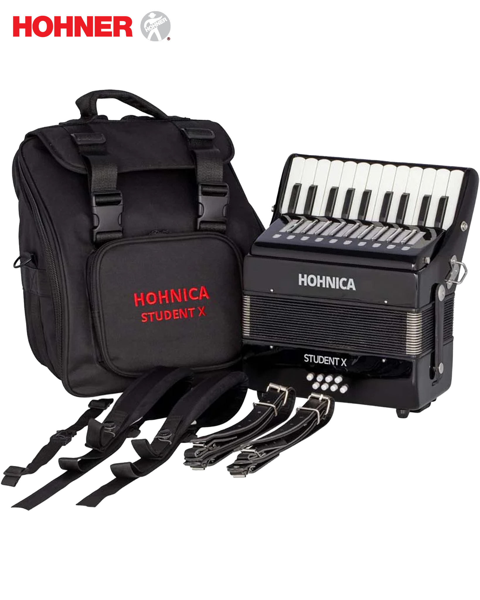 Hohner Hohnica StudentX Piano Accordion (22 Key, 8 Bass)