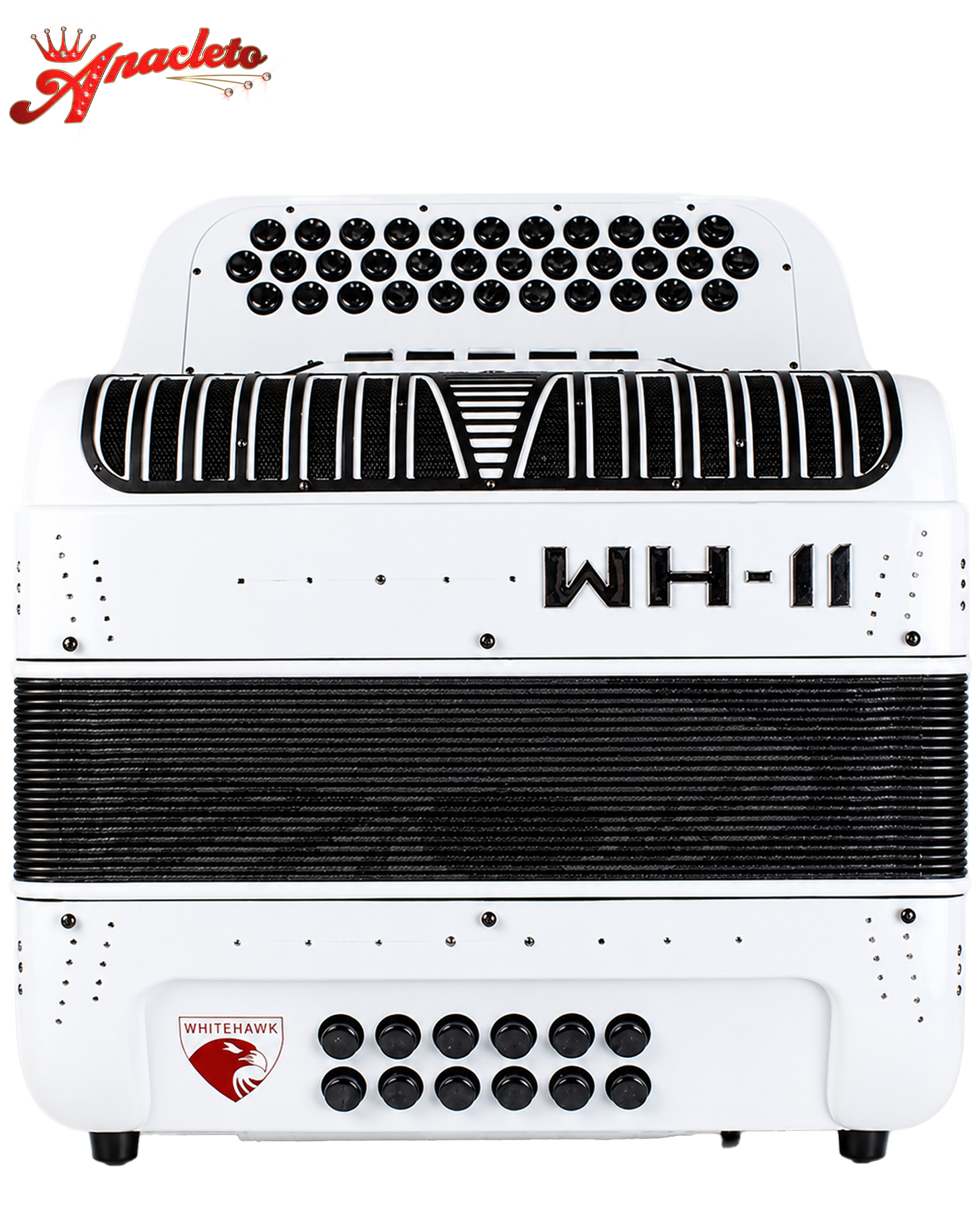 Hohner Anacleto WhiteHawk 5 Switch EAD (MI) Accordion - WH2