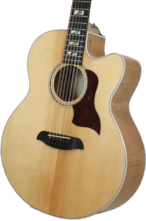 Sawtooth ST-MPL-AEJC-12 Jumbo Acoustic Electric 12-String Guitar, Solid Spruce Top