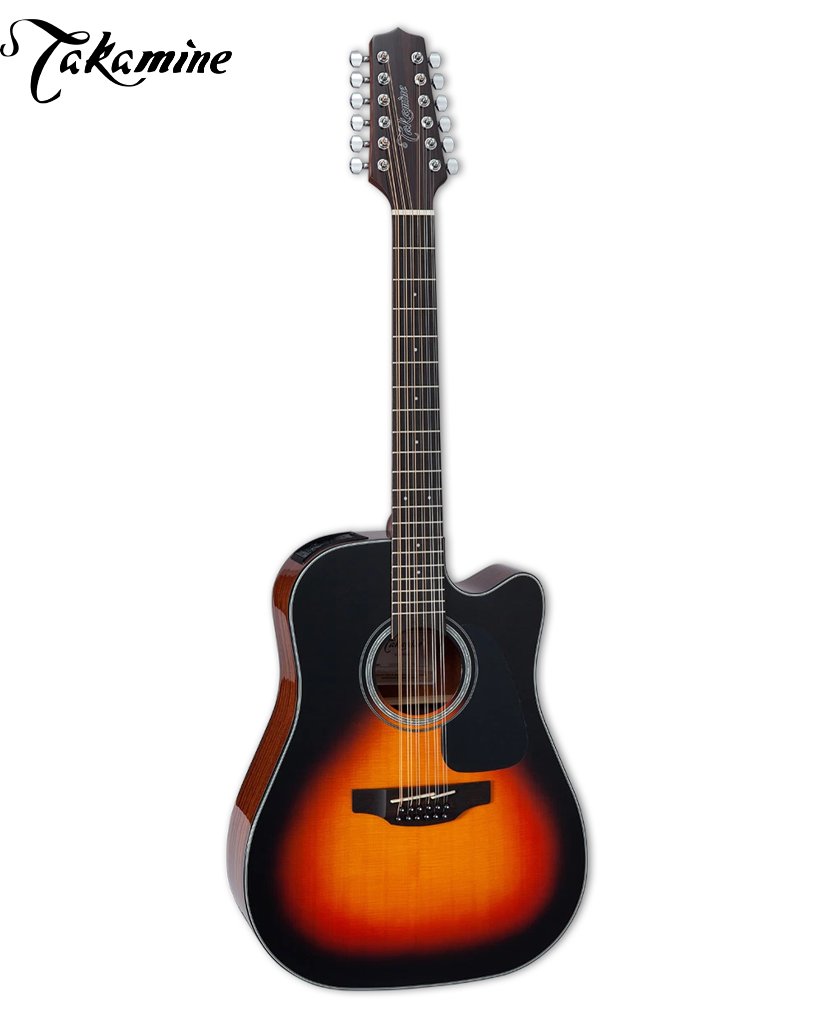 Takamine GD30CE-12, 12-String Acoustic-Electric Guitar - Sunburst