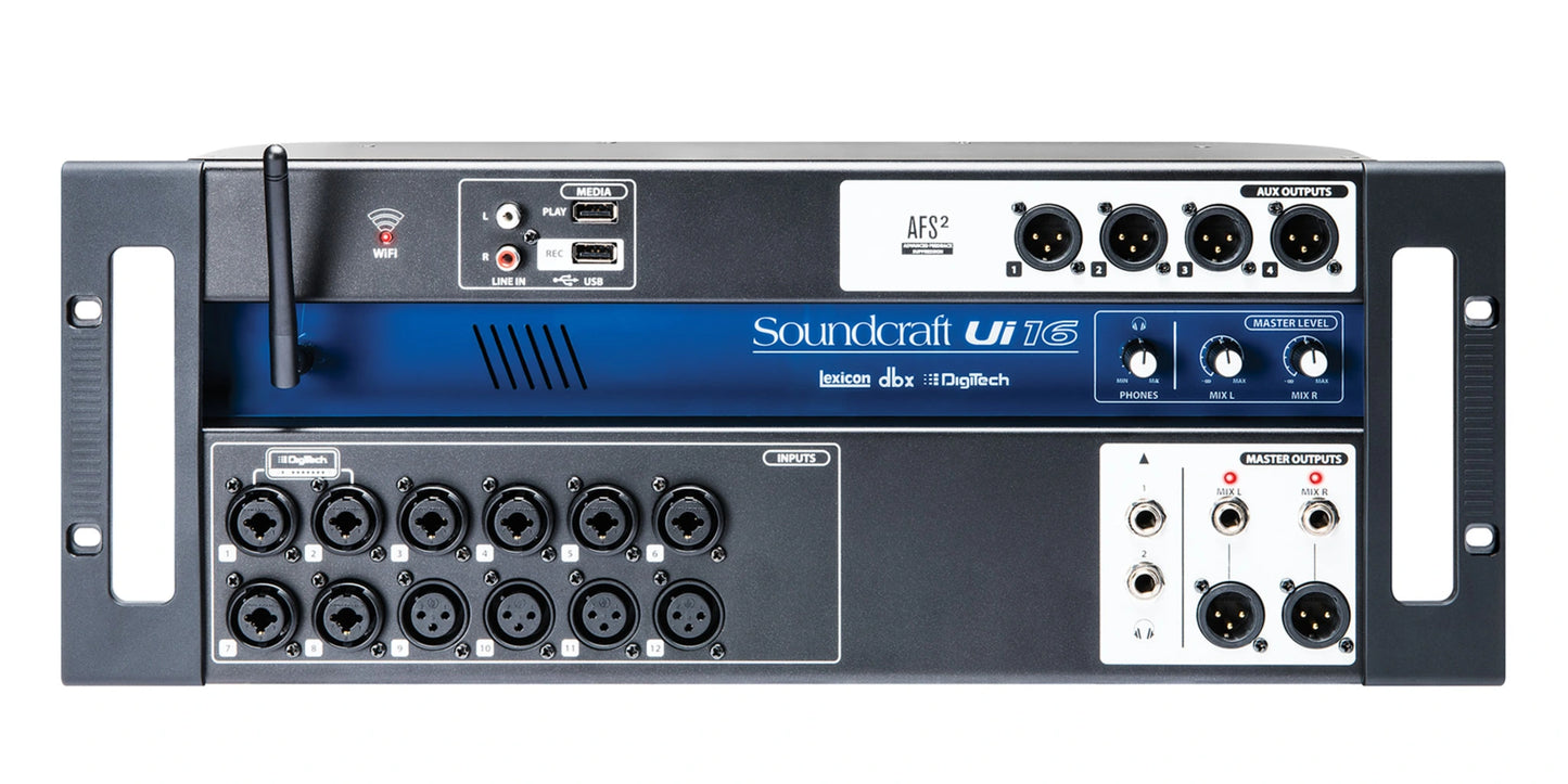 Soundcraft Ui16R 16-channel Remote-controlled Digital Mixer