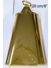 CAMPOS MUSIC 8" cowbell Chrome Campana cencerro para banda DORADA