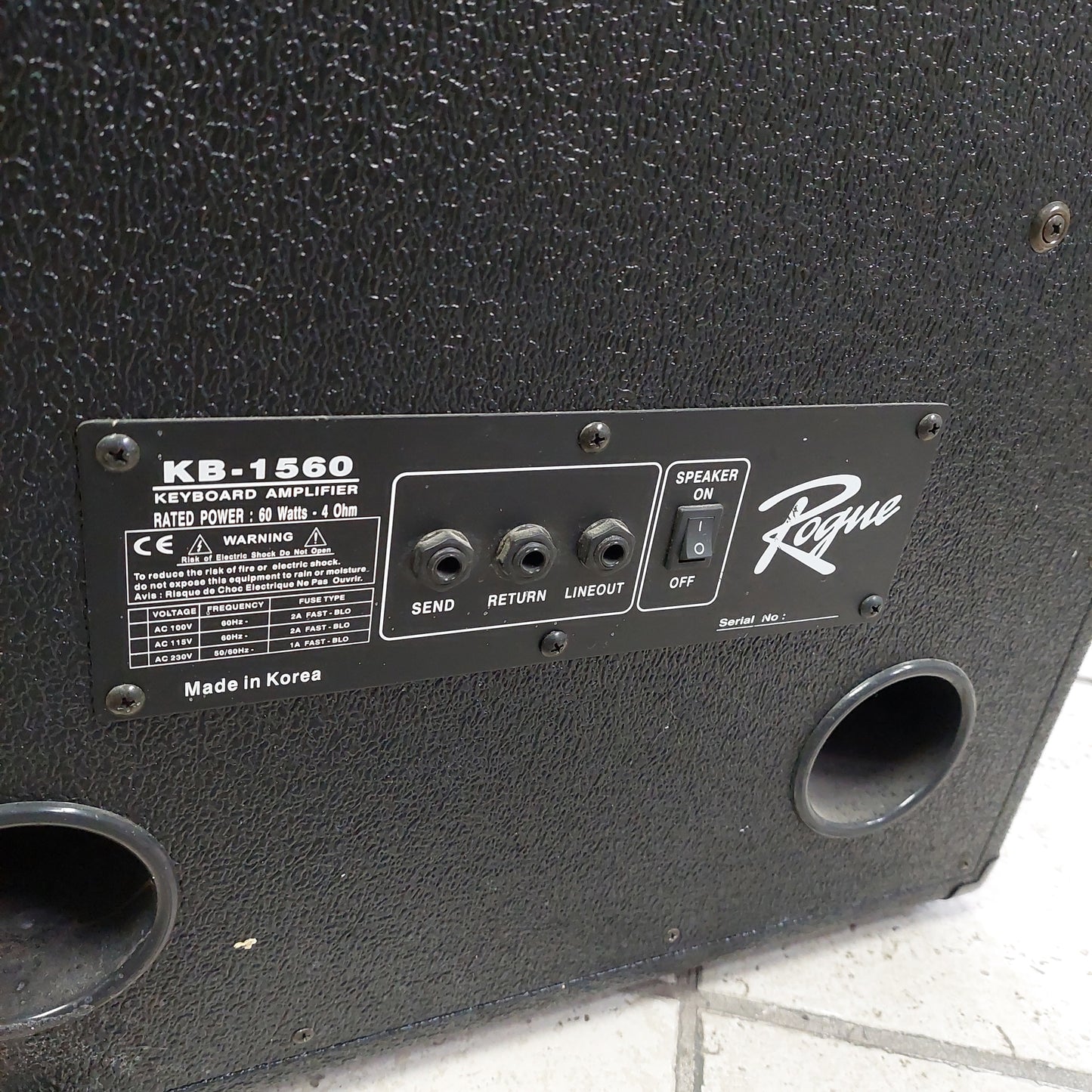 Rogue KB-1560 keyboard amp