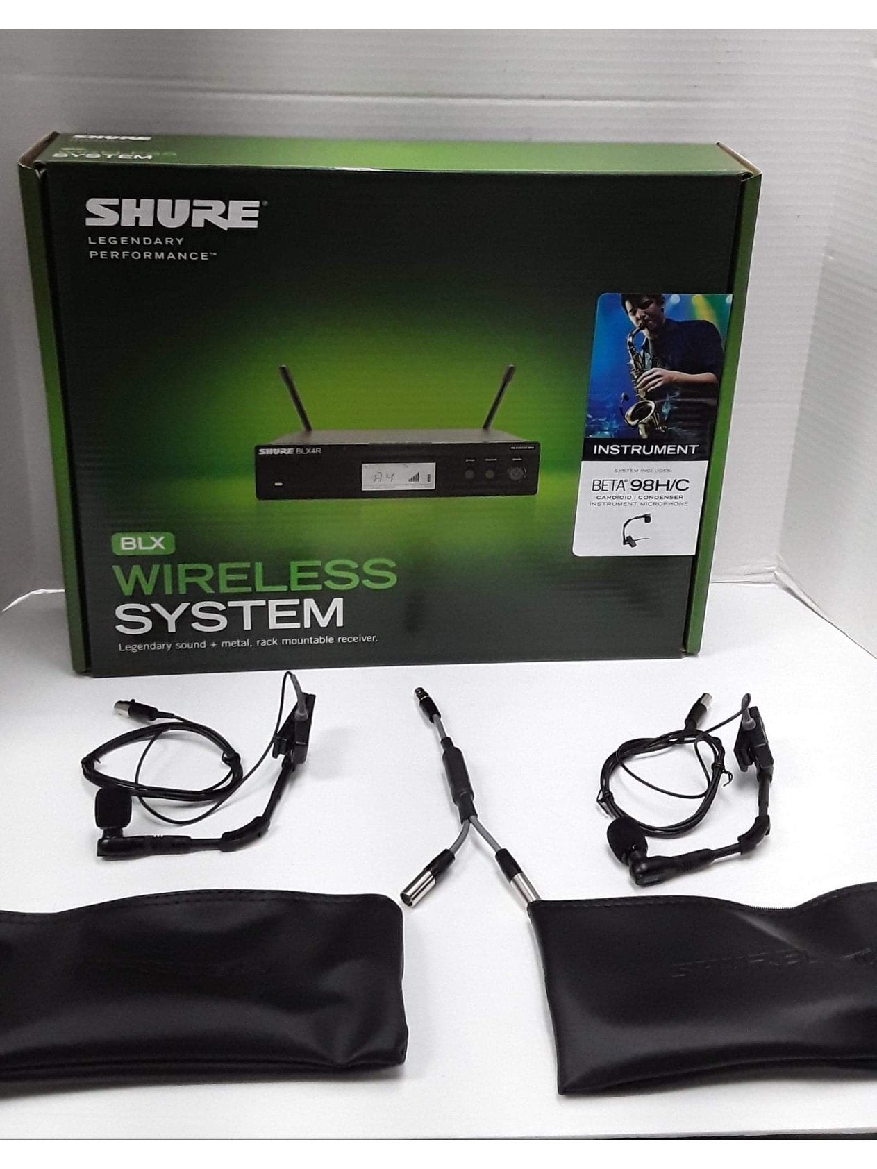 Accordion Wireless Mic System Shure Double Beta 98 + Y Cable Split –  CamposMusic
