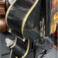 Handcrafted Tololoche Black Glossy & Gold Outline (Double Bass) Pickup Installed
