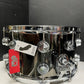 DW Collector's Series Metal Snare 8" x 14" Black Nickel Over Brass