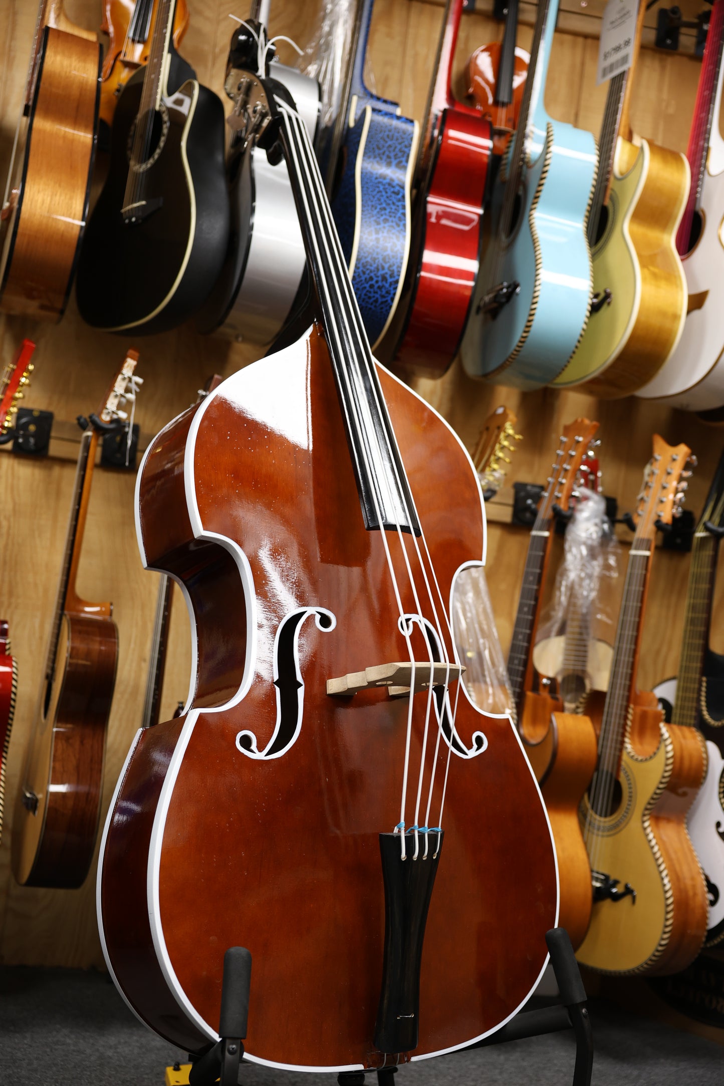 Handcrafted Tololoche Red Glossy (Double Bass)