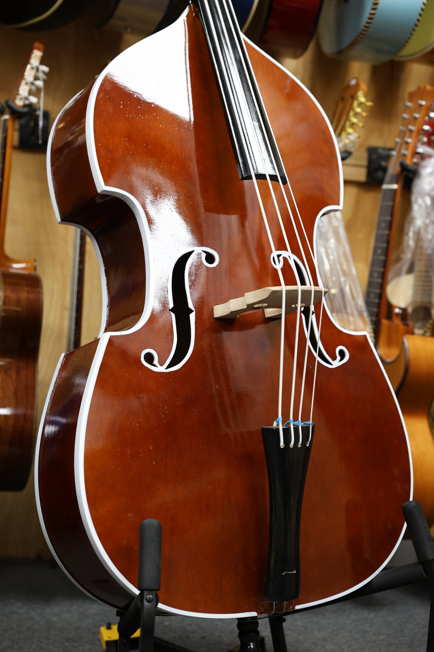 Handcrafted Tololoche Red Glossy (Double Bass)