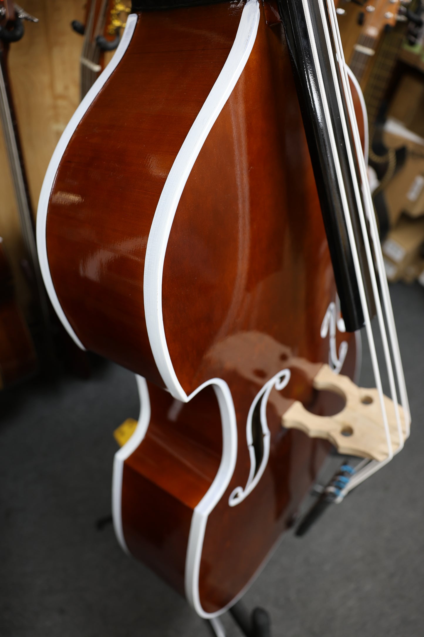 Handcrafted Tololoche Red Glossy (Double Bass)