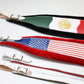 Mexico and USA Accordion Strap - Patriotic Design, Durable Comfort