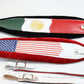 Mexico and USA Accordion Strap - Patriotic Design, Durable Comfort