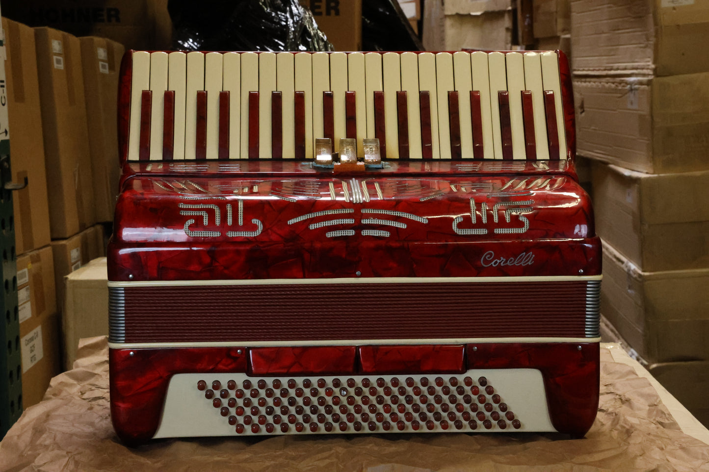 Corelli 120 piano key accordion