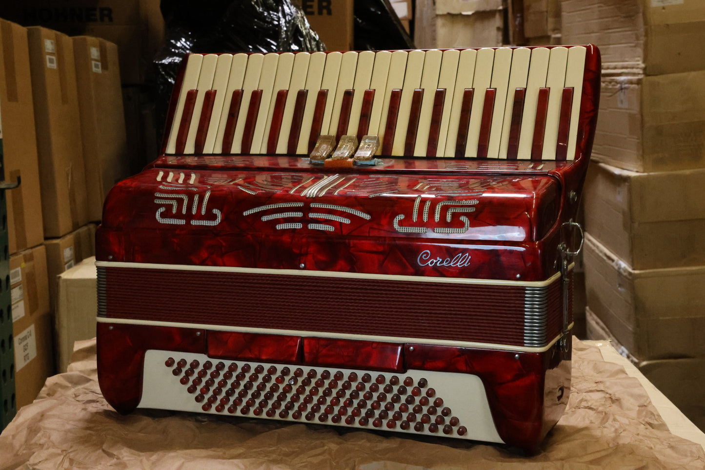 Corelli 120 piano key accordion