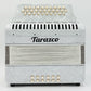 Tarazco 31 Button Accordion, Norteño music, (White) GCF