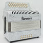 Tarazco 31 Button Accordion, Norteño music, (White) GCF