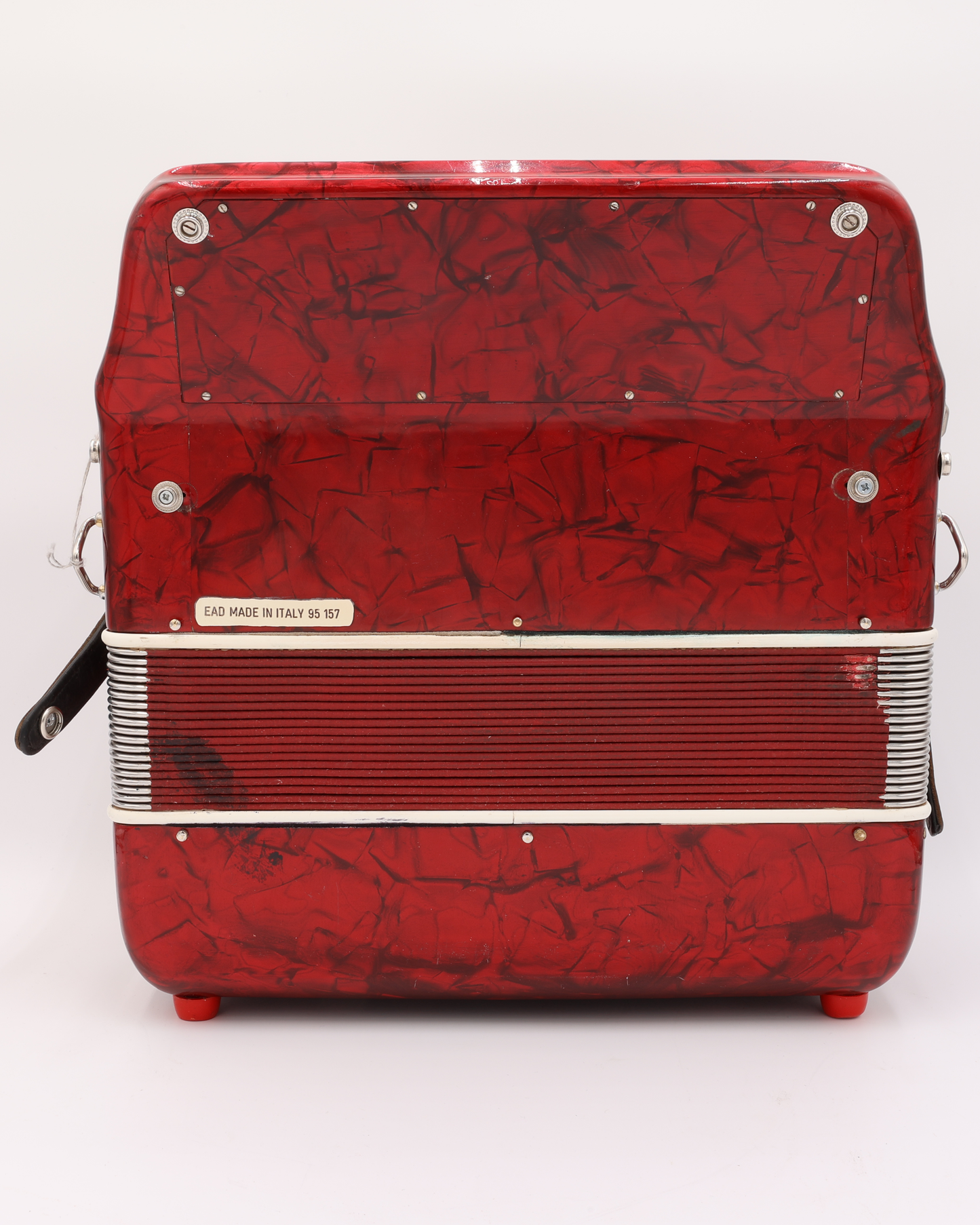 Gabbanelli 3 Switch Accordion (GCF) - Pearl Red