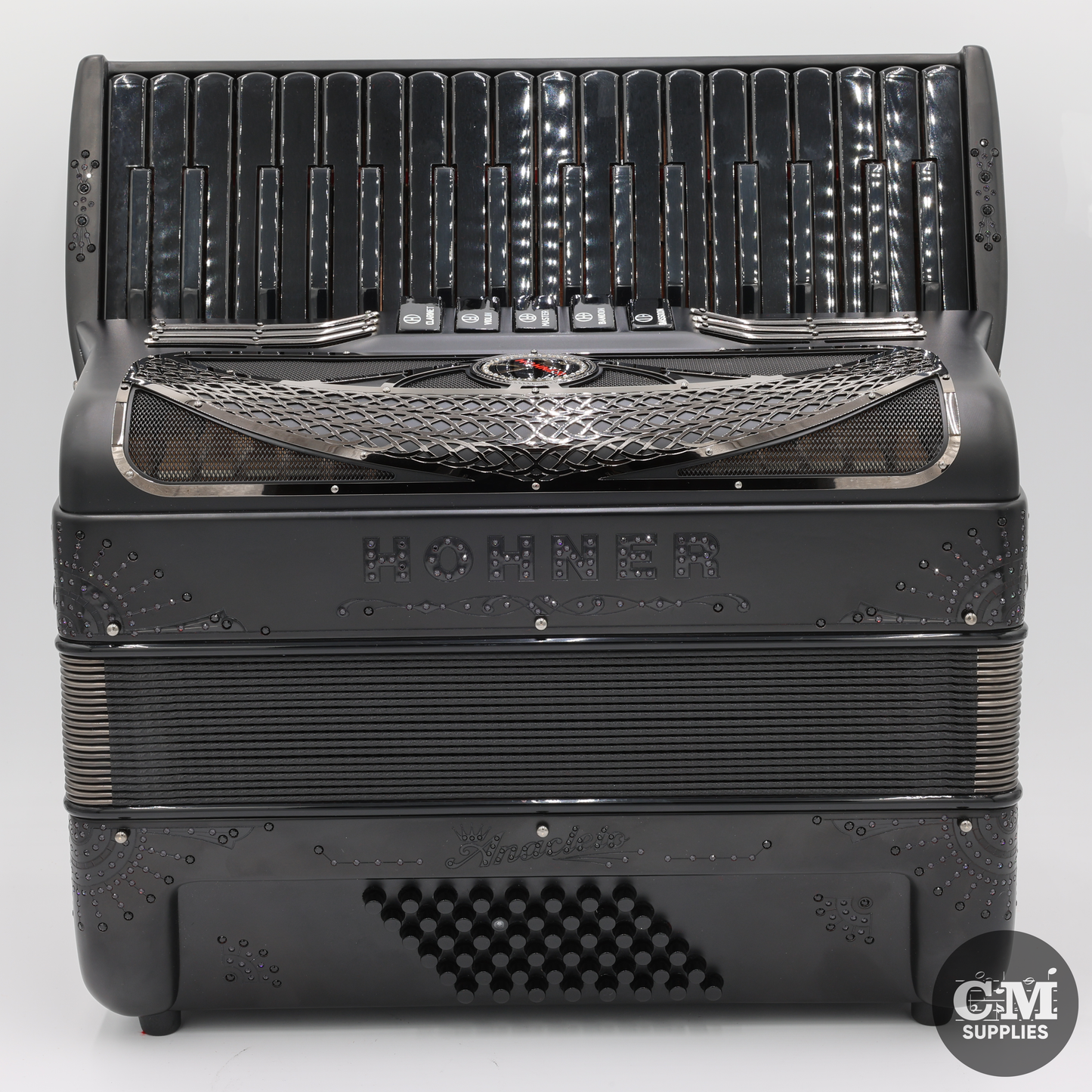 Hohner Anacleto Latino III 34/48  5 Switch Accordion - BLACK