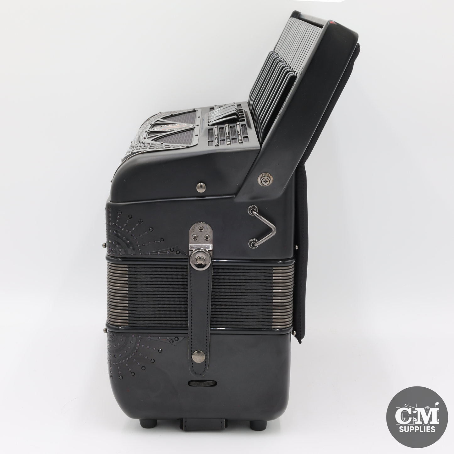 Hohner Anacleto Latino III 34/48  5 Switch Accordion - BLACK