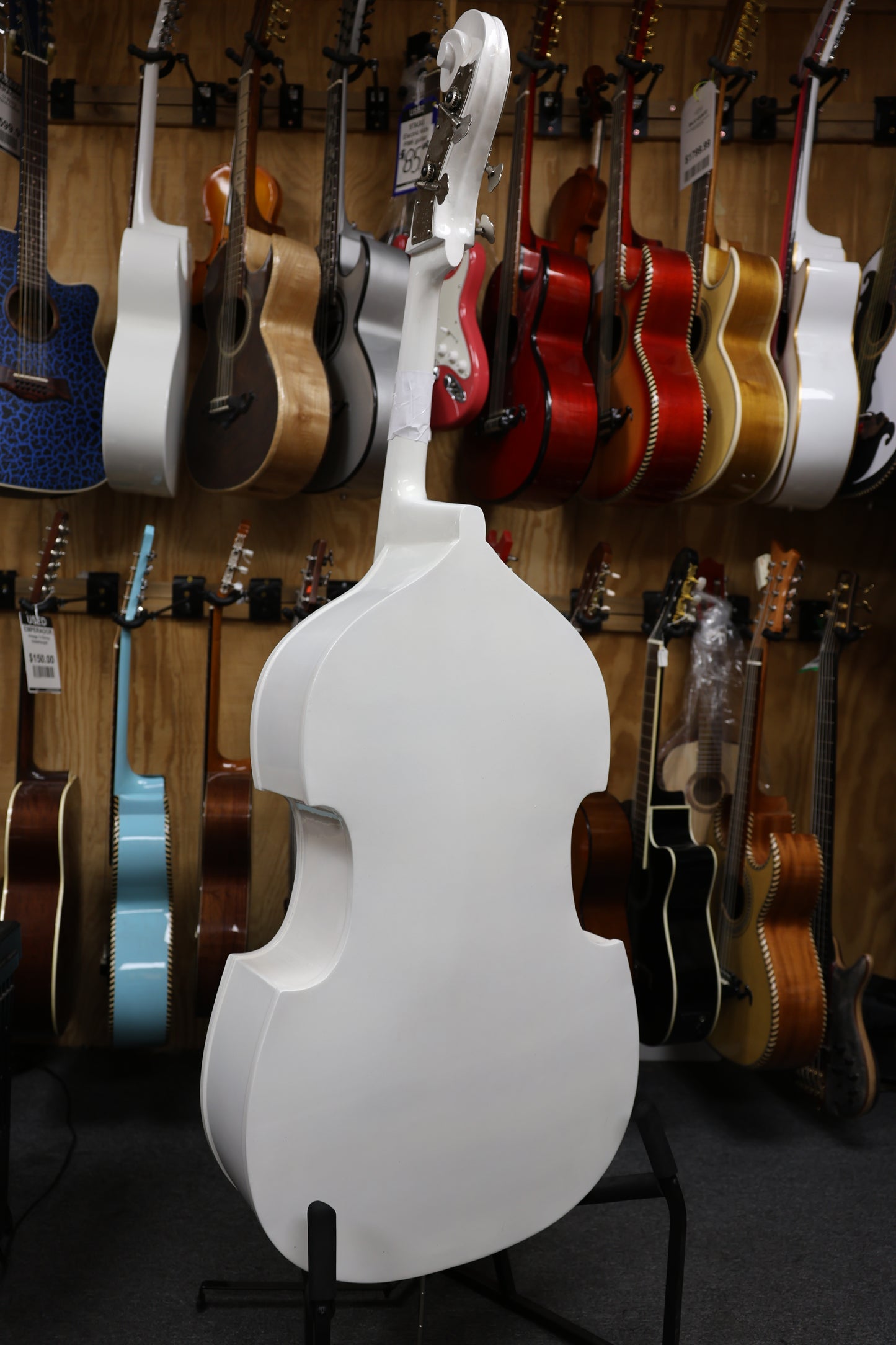 Handcrafted Tololoche White Gloss Zapata (Double Bass)