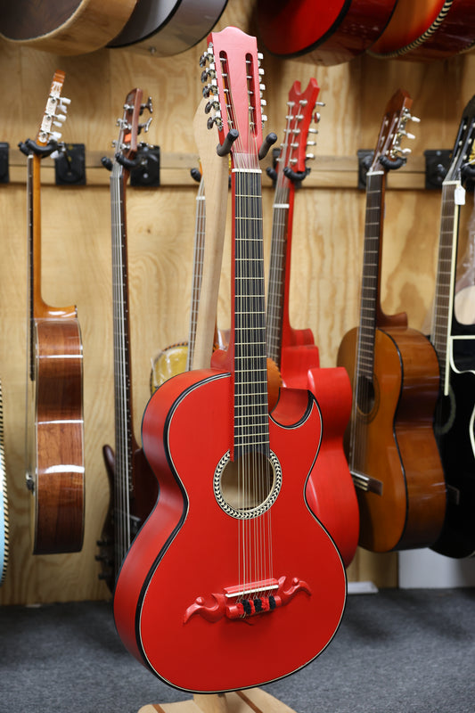 Bajo Quinto Hand Crafted | Paracho - Flat Red