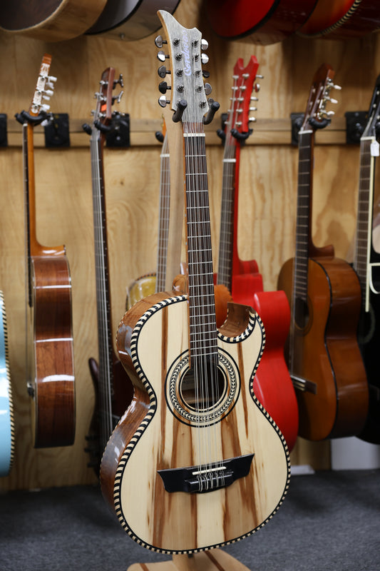 Bajo Quinto Hand Crafted | Paracho - Wood Natural